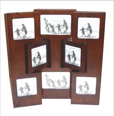 Custom shape rustic antique vintage wooden picture photo frame