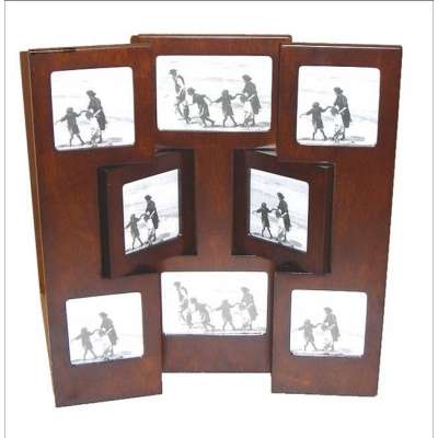 Custom shape rustic antique vintage wooden picture photo frame